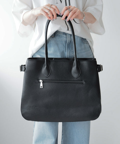 トートバッグ A4対応 ボストン 12-1211